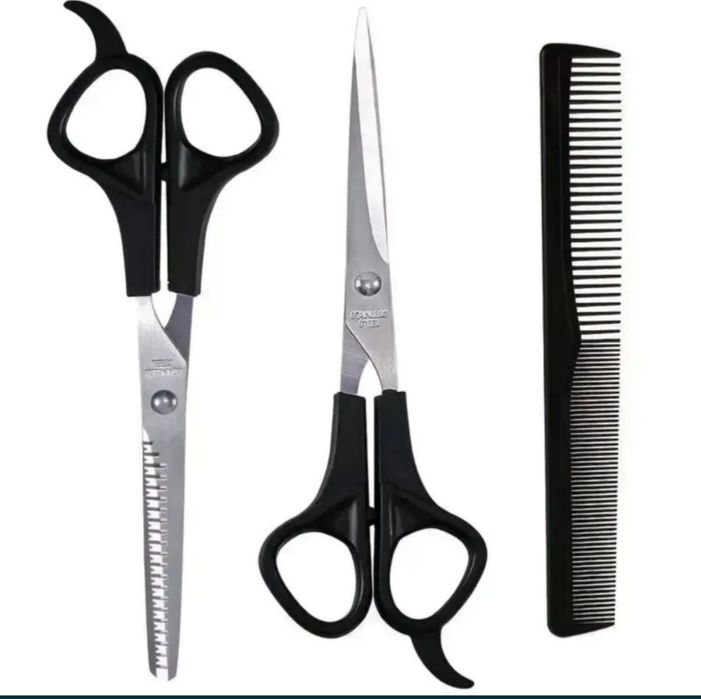 Профессиональные парикмахерские ножницы, голубой, черный
Набор из д