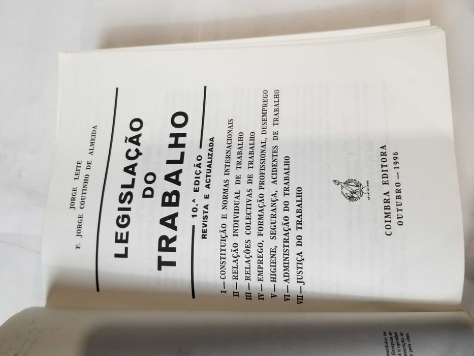 E1 - Livro - Jorge Leite - Legislação de Trabalho