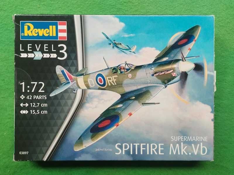 1/72 Revell 03897 Vickers Supermarine Spitfire Mk.Vb Pmask canopy mask