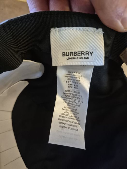 Czapka z daszkiem Burberry