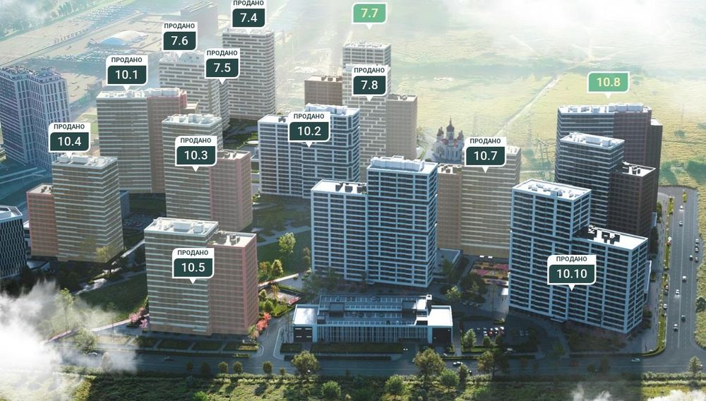 Продам 1-кімнатну квартиру в ЖК Варшавський 3