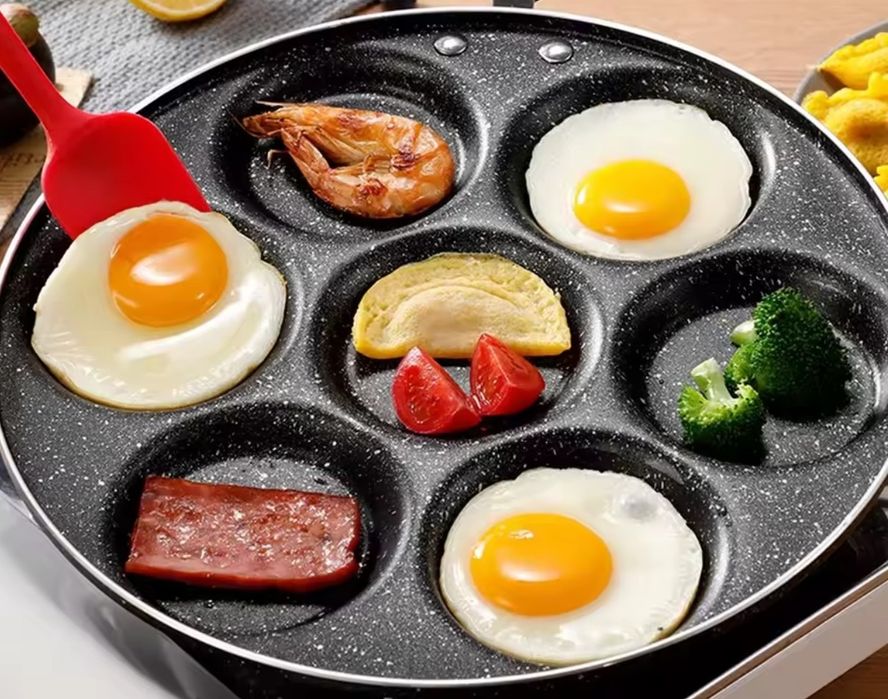 Frigideira para panquecas/ovo/hambúrguer (7un) - 26 cm