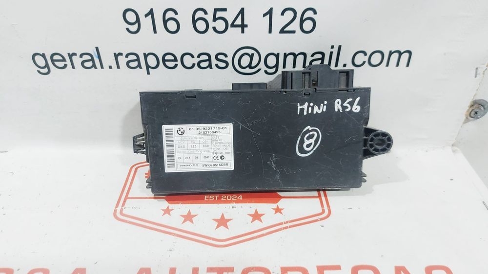 Módulo Control CAS Mini Cooper R56 6135922171901 Original