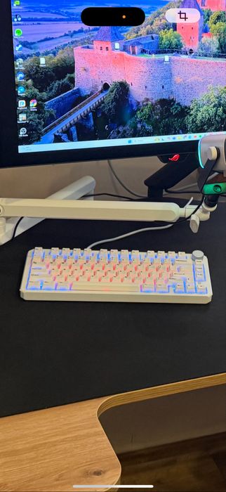 Продам клавіатуру dareu a75  he white