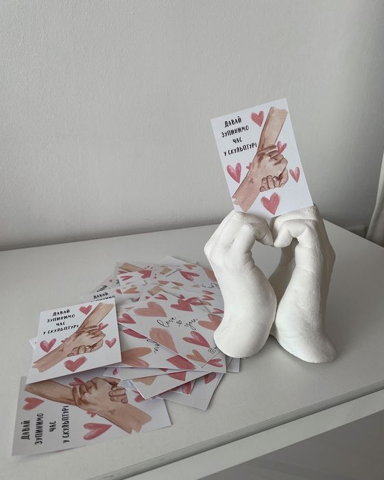 3D зліпок рук – неймовірний подарунок для творчості та емоцій!