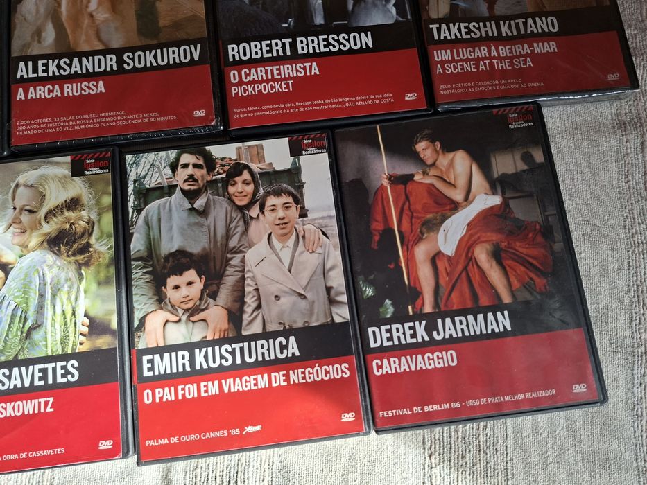 Dvds da coleção Grandes Realizadores jornal Público