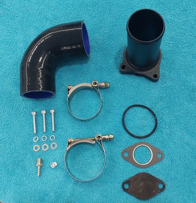 57mm - Kit Anulação EGR VW Passat B5.5 Audi A4 B6 PD 130cv - Preto