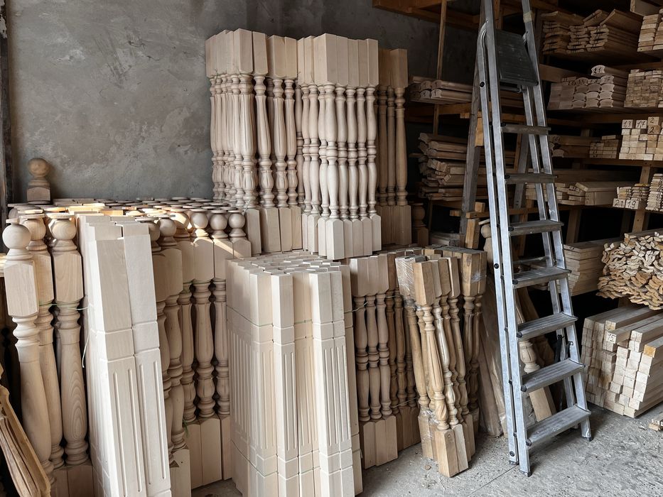 Буд. матеріали з дерева. Вагонка. Плінтуси. Балясини. Рейки.