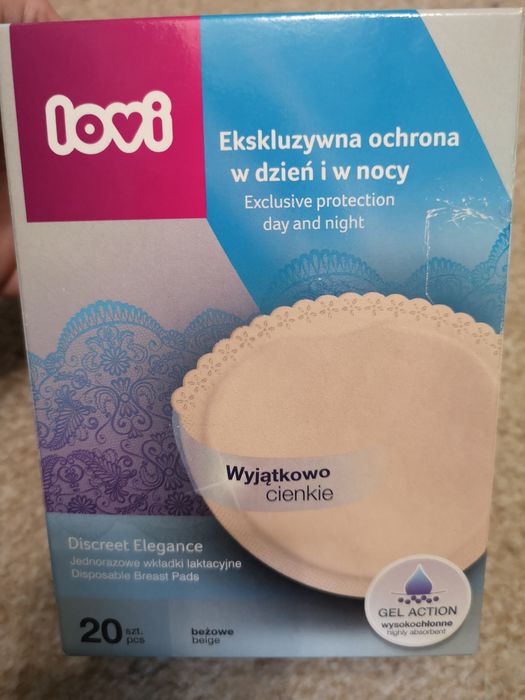 Wkładki laktacyjne Lovi i Akuku