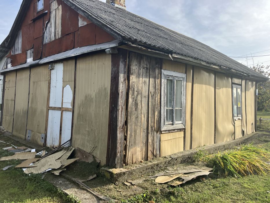 Za rozbiórkę dom z bali