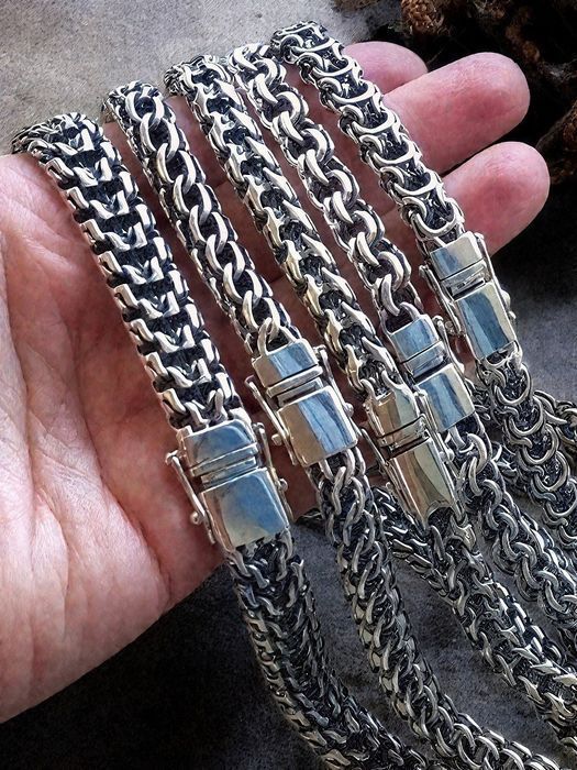 Срібний ланцюжок 100г чоловічий мужская серебряная цепочка 925 цепь