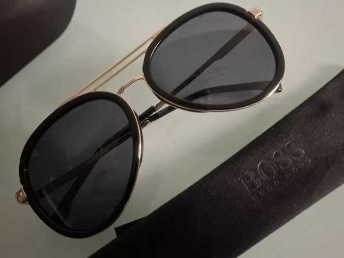 Óculos escuros masculinos Hugo Boss