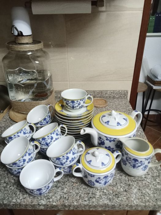 Serviço de chá Vista Alegre Castelo branco
