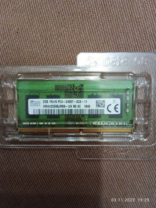 Оперативная память ddr4 skhynix 2gb 2400