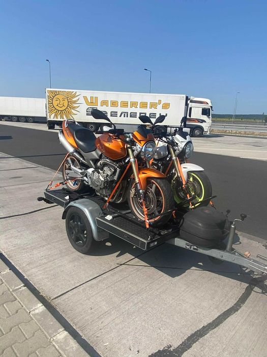 Wynajem / Wypożyczalnia przyczepki, na 3 motocykle, 750 kg, 70 zł/doba