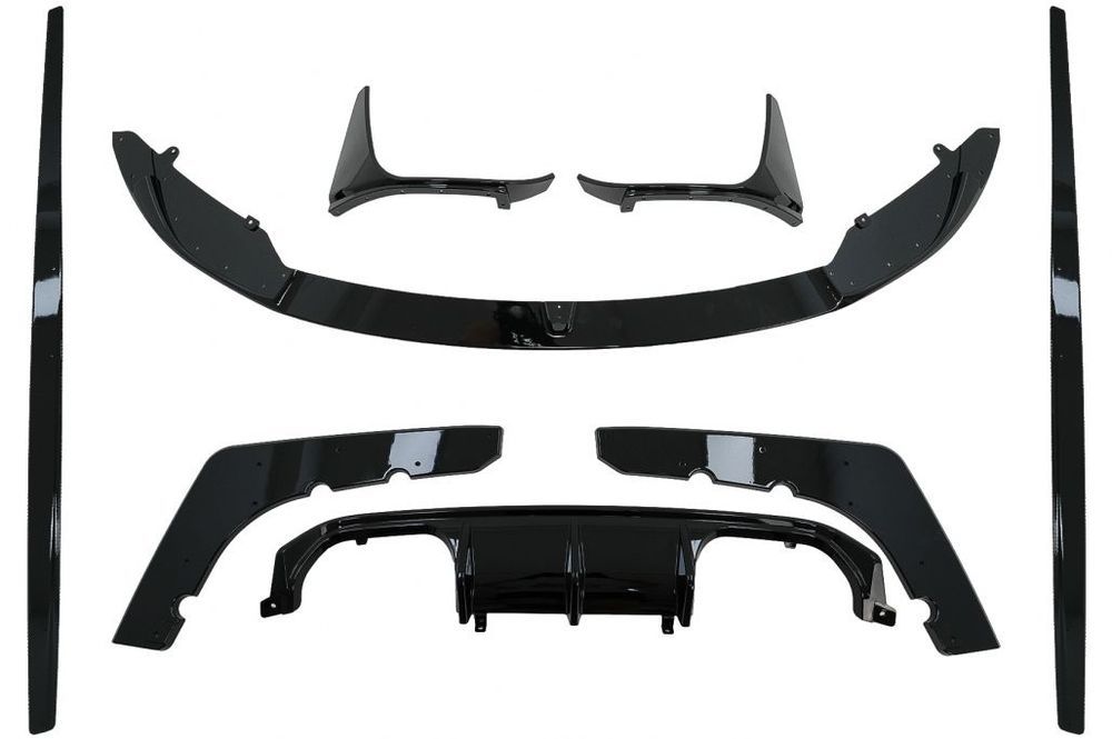 Conjunto Bmw M3 F80 M4 F82 F83 (2014 a 2019) Spoiler, Laminas e