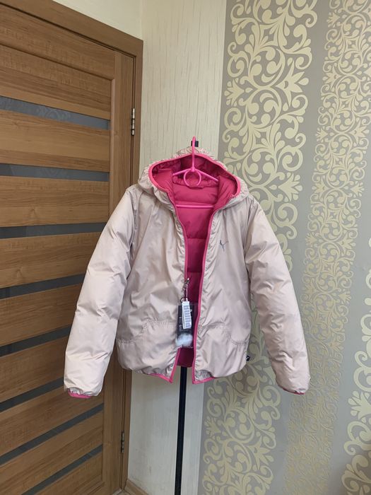 Куртка Пуховик  Puma детский Двухсторонний.  1104-152, XS- XXL