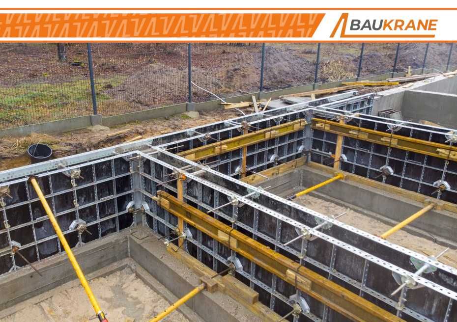 Bautekk Szalunki ścienne/ Słupy 8,6m2 Nowe płyty + akcesoria
