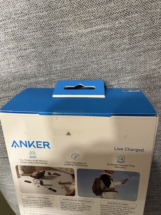 Павербанк Anker 165w, 25000mAh