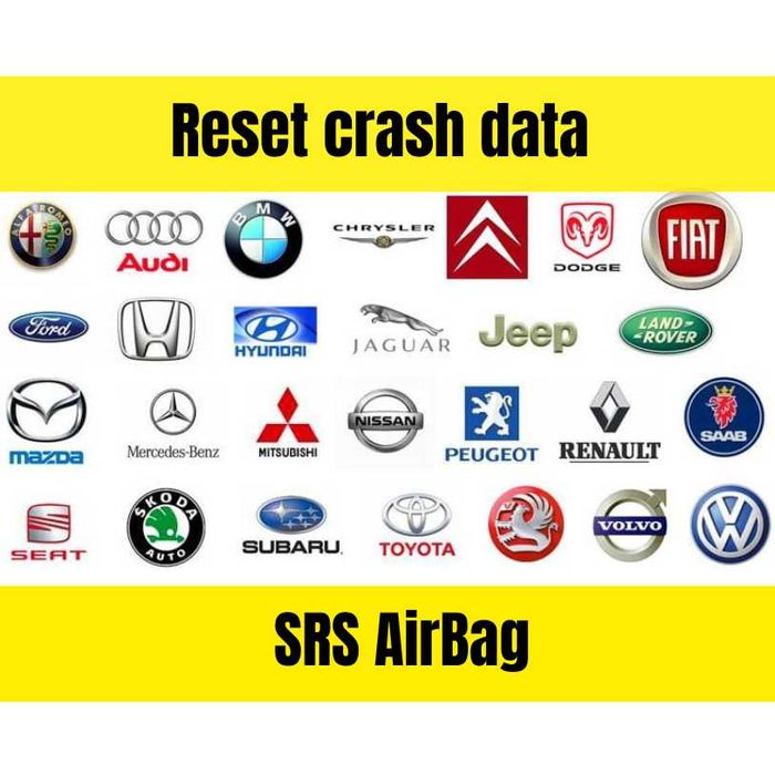 Naprawa kasowanie sensora sterownika SRS AirBag Reset Crash Data off