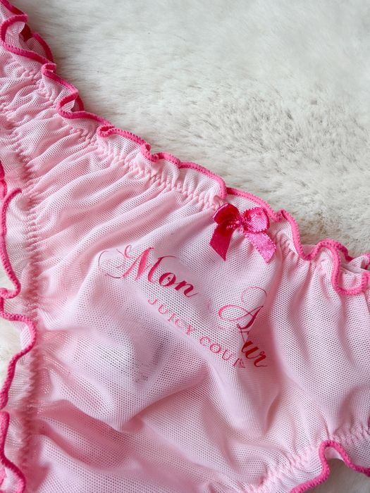 Rożowe majteczki stringi juicy couture xs