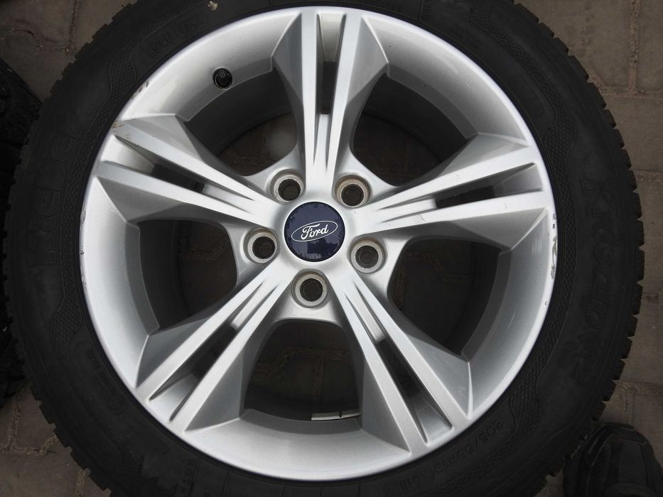 4x Alufelgi 16'' 5x108 FORD O.M. 7J ET50 Piasta 63,4 mm TPMS