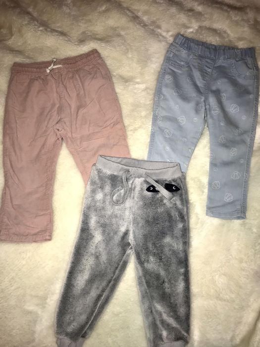 Paka zestaw dziewczynka 86-92 tanio kuniboo h&m spodenki sweterki