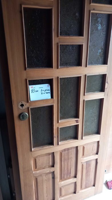Drzwi wewnętrzne 70tki.80tki z futryną.