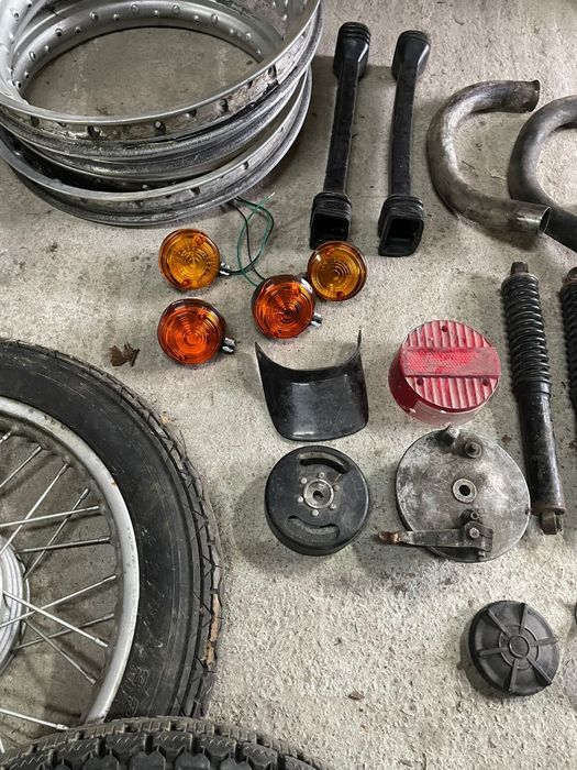 Części mz etz zbiornik paliwa boczki tylne błotniki