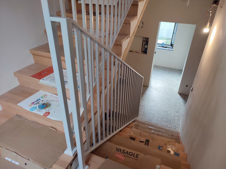 Balustrada harfa metalowa