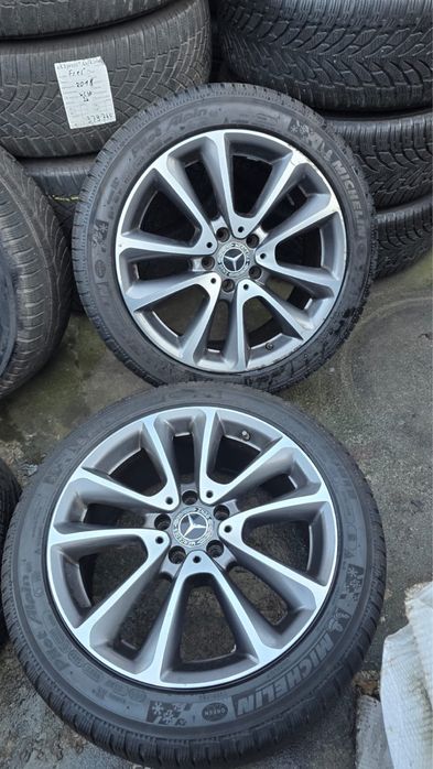 Felgi aluminiowe 18” Mercedes E-Klasa 5x112 + opony zimowe Michelin