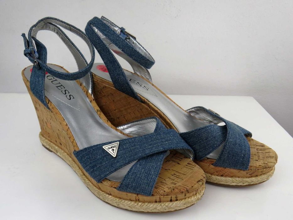Guess sandały na koturnie r 37,5 -50%