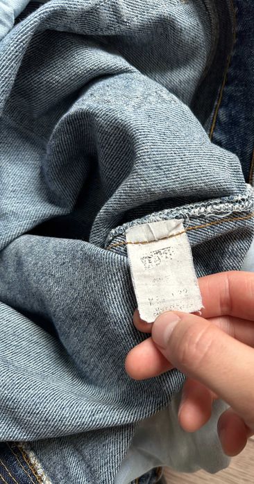 Spodnie jeansowe LEVIS 550 męskie proste dżins retro r. 34/32
