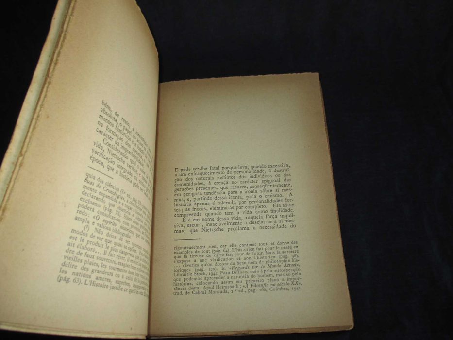 Livro Da Utilidade e Inconvenientes da História para a Vida Nietzsche