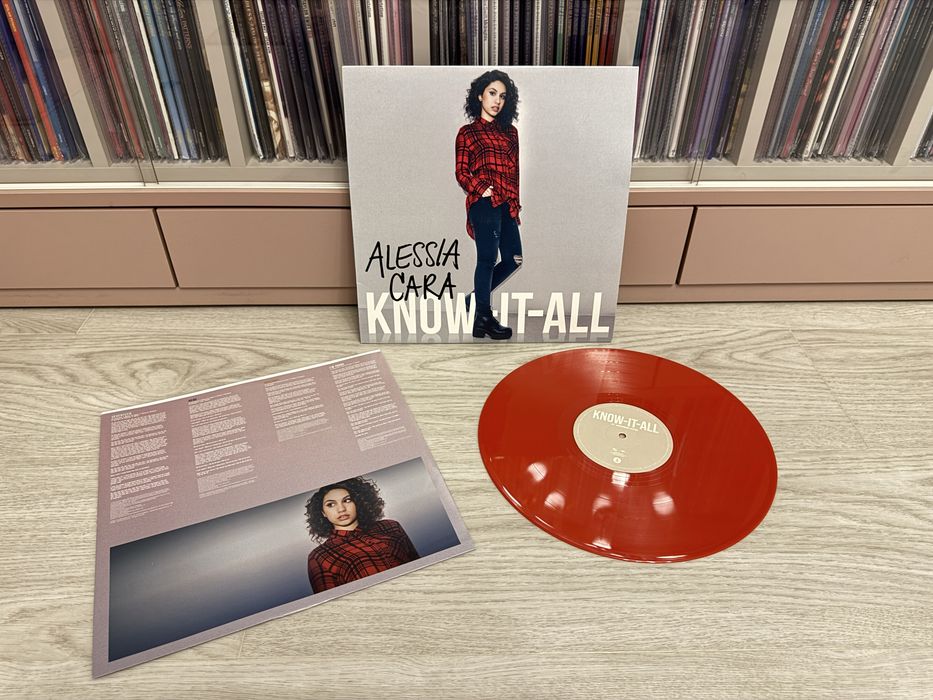 Alessia Cara Know-It-All CUSTOM Czerwony Winyl LP Oryginalna Okładka 2016 10th Anniversary Edycja Kolekcjonerska