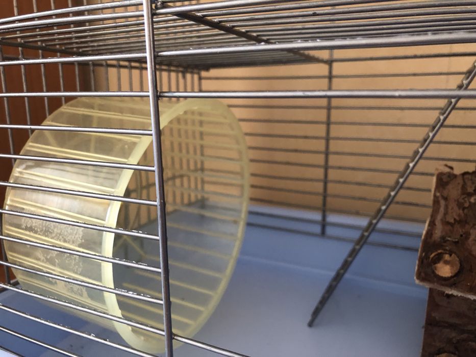 Клетка для грызунов "Природа" с домиком, поилкой и колесом