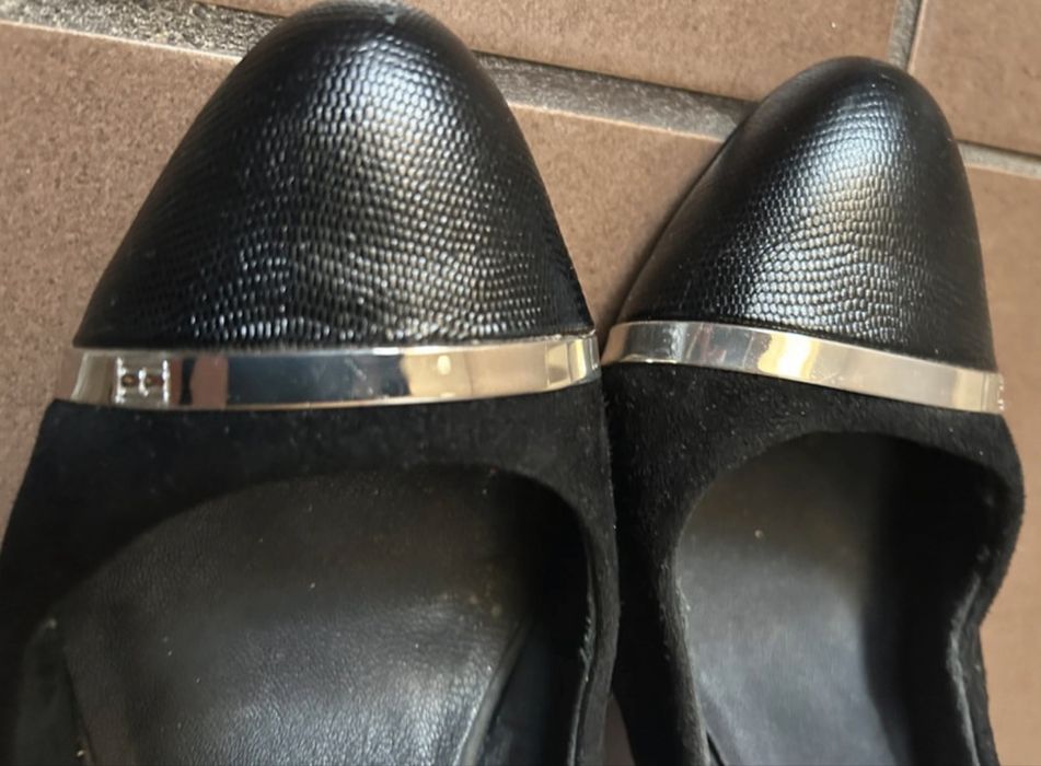 Sapatos Pretos Salto alto Tommy Hilfiger