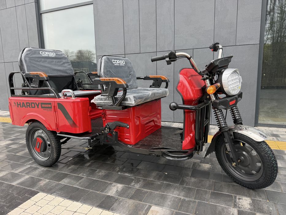 Електричний вантажний трицикл Corso Hardy 1200w: 46 000 грн
