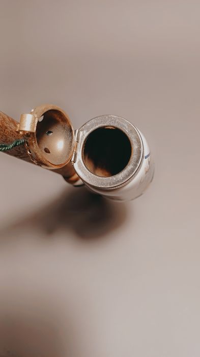 Porcelanowa fajka myśliwska bawarska prl