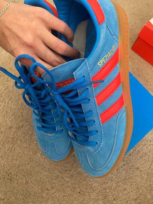 Handball Spezial blue/light red art FX5675