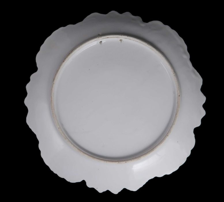 Par de pratos porcelana antiga - Querubins