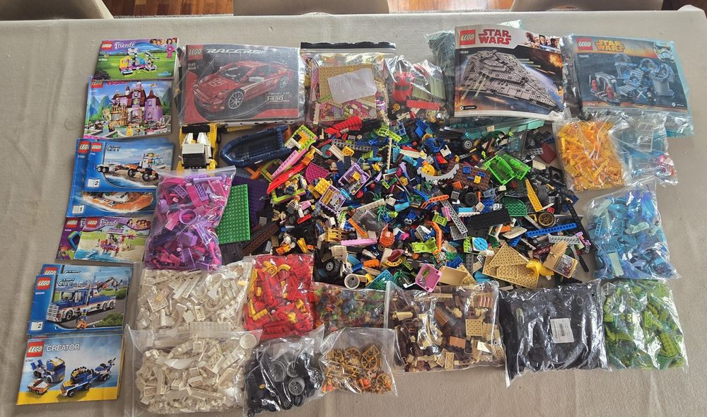 Super lote Lego peças e sets!!
