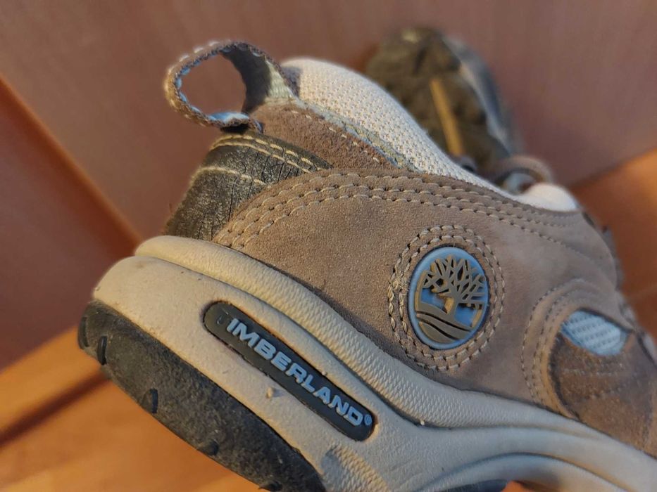 Ténis Timberland 5,5 M - Número 36 - Castanhos Claros e Azul Claro