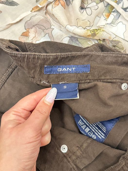 Gant жіноча вельветова спідниця з кишенями, зимова тепла юбка, M