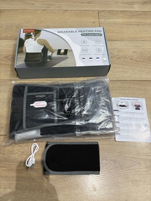 Pas grzewczy do masażu bezprzewodowy z powerbankiem K9224 Comfytemp