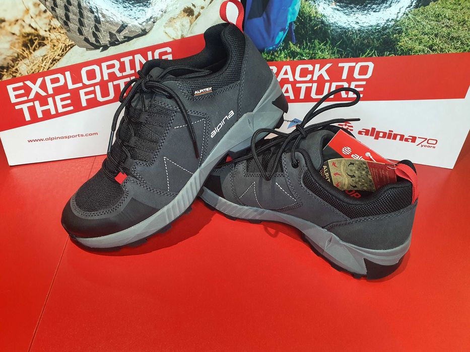 Buty trekkingowe męskie Alpina Tracker Low SKÓRA! rozmiary od 41 do 45