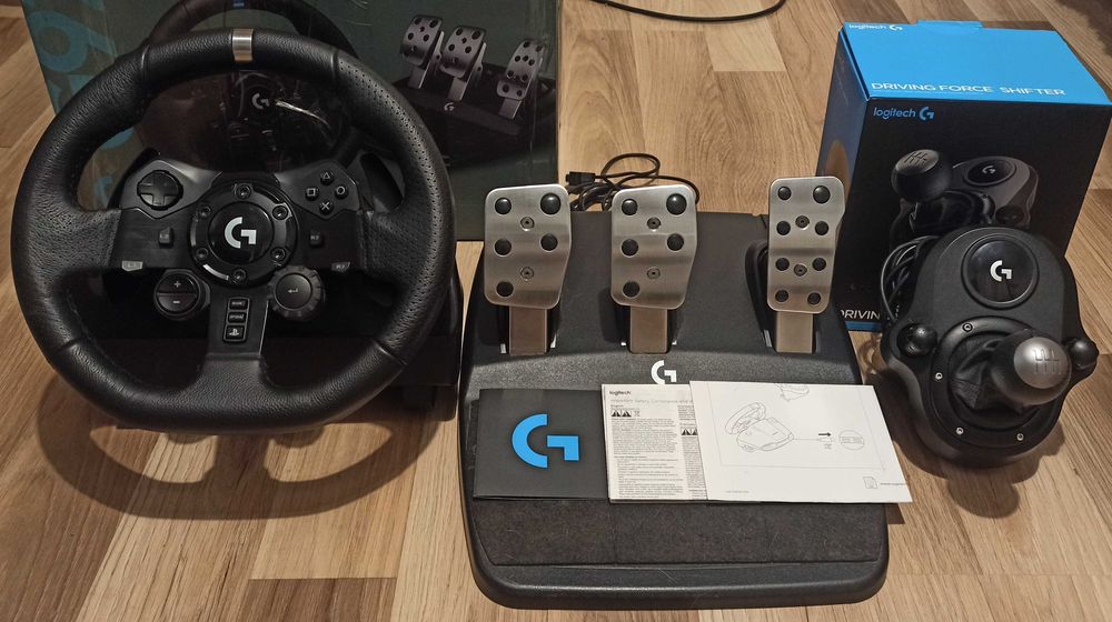 Kierownica Logitech G923 + Shifter