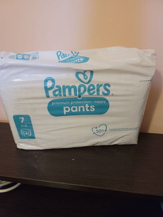 Памперси трусики Pampers premium protection 7