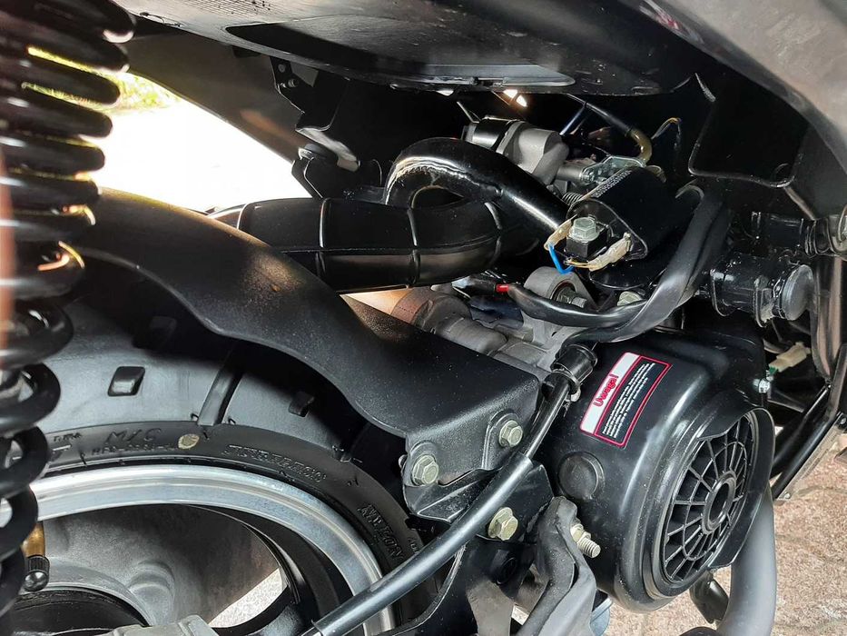 Mega zadbany maxi skuter Zipp Quantum RC 125ccm 2019r 2wł 5662km kufer