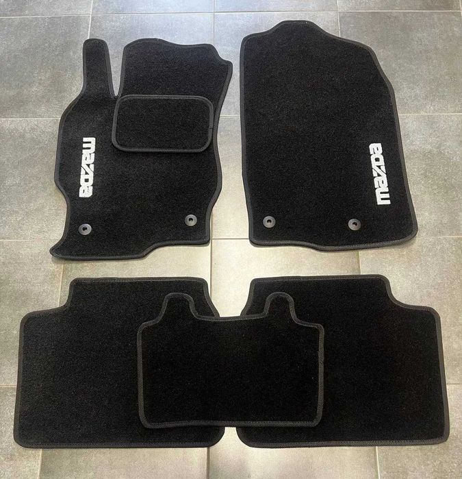 Ворсові коврики для Мазди\ Mazda 3\ 6\ 5\ CX3\ CX5\ CX7\ CX9\ поліки